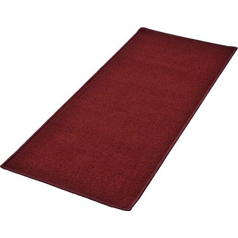 5Five Simply Smart – Tapis de cuisine antidérapant rouge 120 x 50 cm – Tapis à poils courts en polypropylène – Lavable en machine à 30°C (1/4)