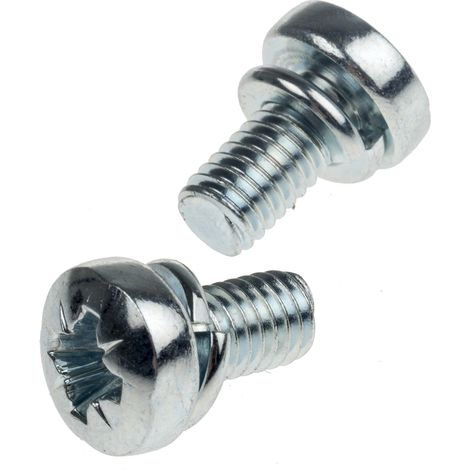 Vis indesserable à tête Cylindrique, M6 x 12mm, en Acier ( Prix pour Sachet de 100 )