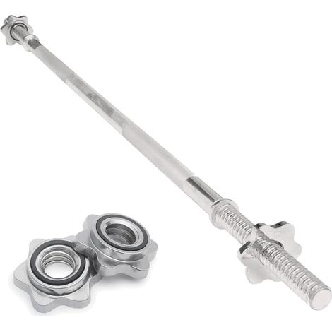Straight Barbell Bar - 1" Standard 1.2m with Spinlock