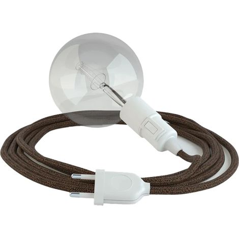Lampe suspension creative-cables rl13 105W câble textile 3m (1/3)