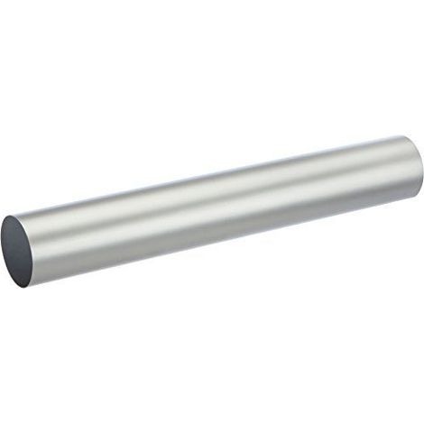 La Ventilazione CTR125AC Tube pour aeration Canalisee Rond en PVC, Chrome satine, 125 mm