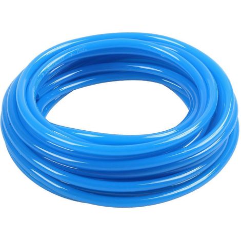 Tuyau pour Compresseur d'Air en Polyuréthane PU 7m, 6x4mm Bleu Royal Robuste (1/5)