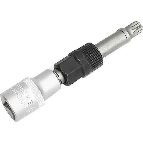Embout de perçage T50 pour bloc alternateur avec outil à 33 dents et douille pour extracteur de boulon central (1/5)