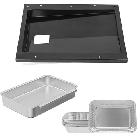 Pièces de rechange Weber Spirit 200 Series E210 E220, grill bien huilé avec bac d'évacuation inox 83156 et doublure alu 6415