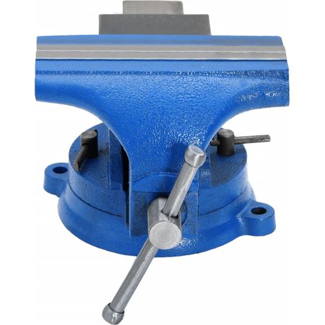 Étau d'établi bleu 150 mm fonte CFW406685 (1/5)