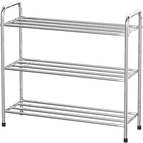 Porte - chaussures en métal pour ranger les chaussures - peut contenir jusqu'à 9 - 12 paires de chaussures