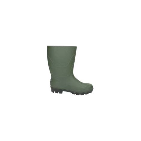 STIVALI  A TRONCHETTO IN PVC VERDE- - nÂ°46 - 1 paio EXCEL