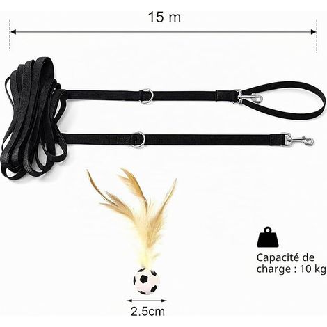 Lead for Cats with Bouncing Balls, Waterproof and Durable (1/4)