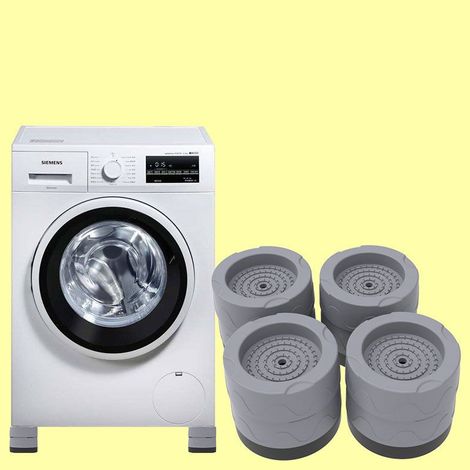 Lot de 4 pieds pour meubles, amortisseur de machine à laver, pieds antidérapants pour machine à laver, amortisseur de machine à laver, pieds de base stables pour machines à laver et réfrigérateurs afi (1/5)