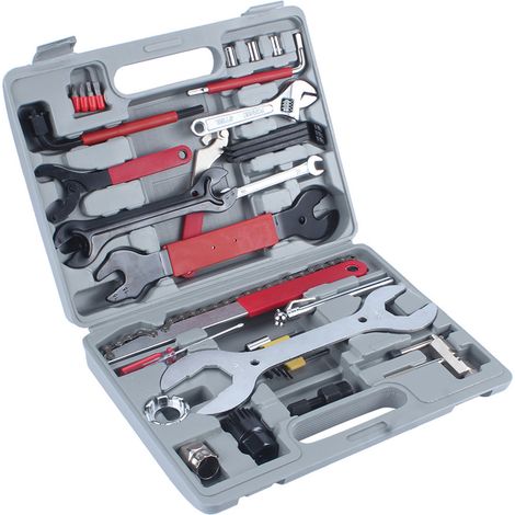 44-teiliges Fahrradreparatur-Multitool-Set, Mountainbike-Reifenpumpe (1/5)