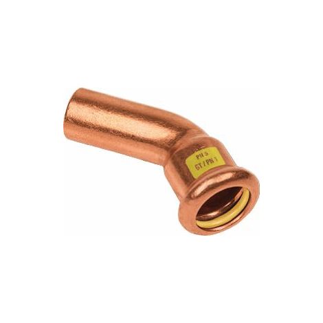 SANHA Gas-Pressfit., Bogen 45Gr, 28mm Kupfer, Nr.10040 - 83068084 von Buderus