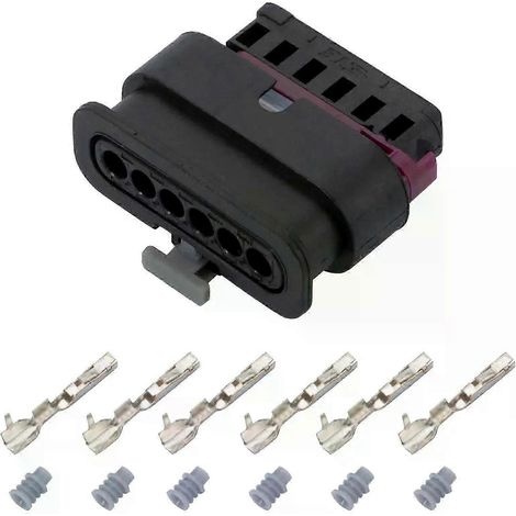 Connecteur de feu arrière automobile à 6 broches de remplacement et de réparation, compatible avec les modèles suivants : Série 1, Série 2, Série 3, Série 4, F20, F21, F22, F23, F28, M2, F30, F31, F32 (1/5)