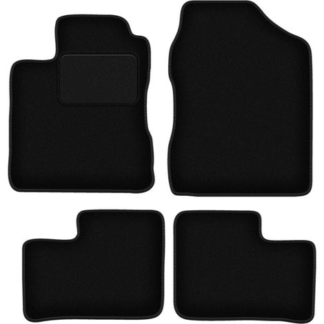 Tapis en velours noir pour : Daihatsu Cuore VI à hayon (2003-2007) (1/5)