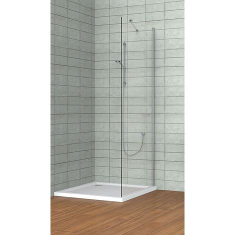 Primaster Dusch-Seitenwand Easy 6 Mix & Match 80 x 190 cm freistehend inkl. 45° Stabilisator 2077823013430 TrendLine