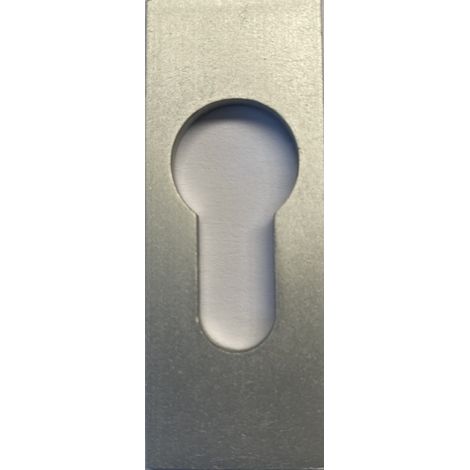 Rosace adhésive clé i GOETTGENS Alu blanc - 3 mm - D4015BLANC