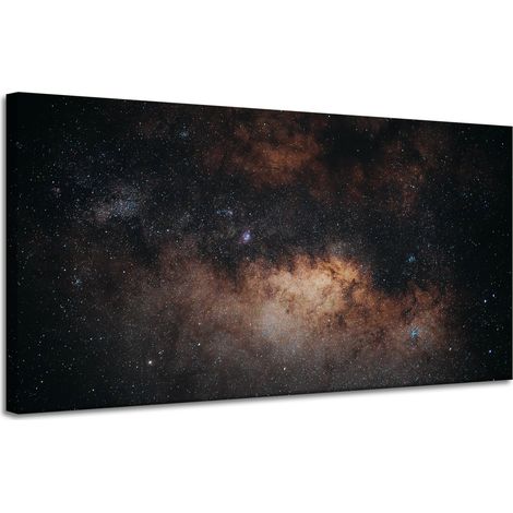 Lienzo impreso "Espacio, Galaxia, Estrellas" 120x60cm