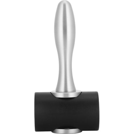 Maillet de maroquinerie en nylon double tête manche alliage alu noir bricolage artisanat fait main sculpture gravure perçage cuir outil 1 pièce (1/5)