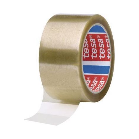 Transparentes Verpackungsklebeband, 28 Mikron, 50 mm x 66 m, 6 Stück (1/4)