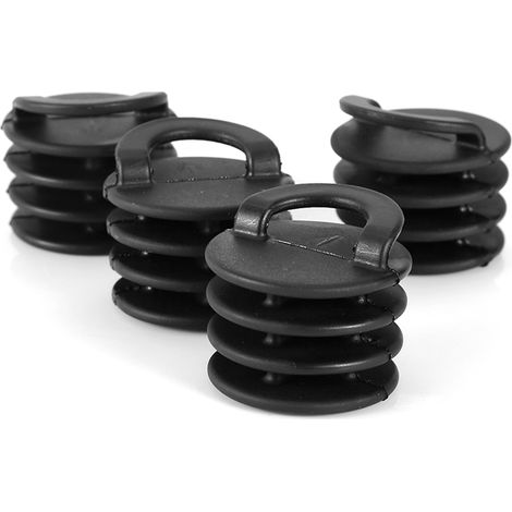Lot de 4 bouchons de vidange pour kayak, taille 40 mm, pratique et étanche.
