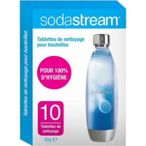 Tablettes nettoyantes pour bouteilles Sodastream X10