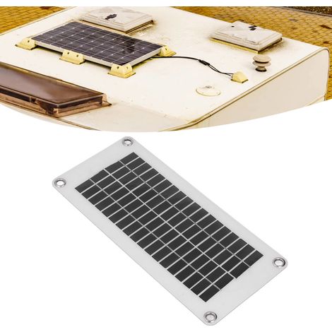 Tragbares 10W 12V Solarladegerät mit integriertem intelligentem Laderegler für Autos und Wohnmobile (1/5)