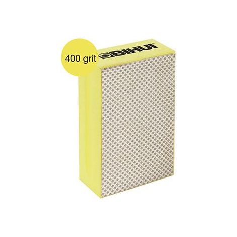 Spugna diamantata Bihui per levigare piastrelle in pietra 55x95 mm grana 400