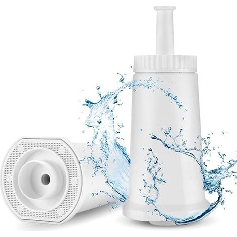 Filtro acqua per macchine da caffè, adatto per filtri per macchine da caffè Oracle, Barista Bambino, 2 pezzi, cartuccia filtro acqua bianca, per filtri Sage, K (1/5)