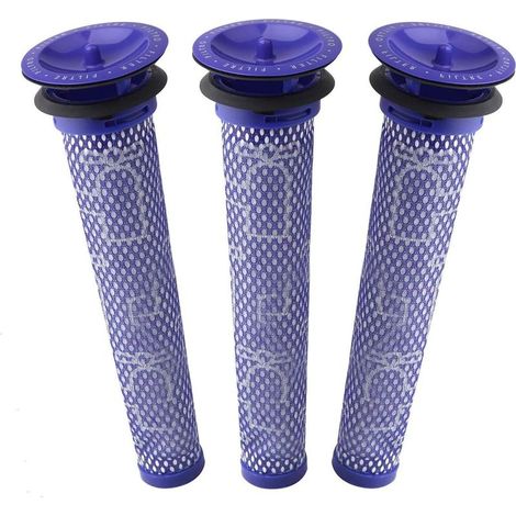 Filtre pour Dyson V8/V7, Filtres de Rechange Lavable pour Aspirateur Dyson V7/V8 Absolute et Animal, Accessoire Aspirateur pour Dyson V8 Avec 3 Pré-Filtres HEPA (1/5)