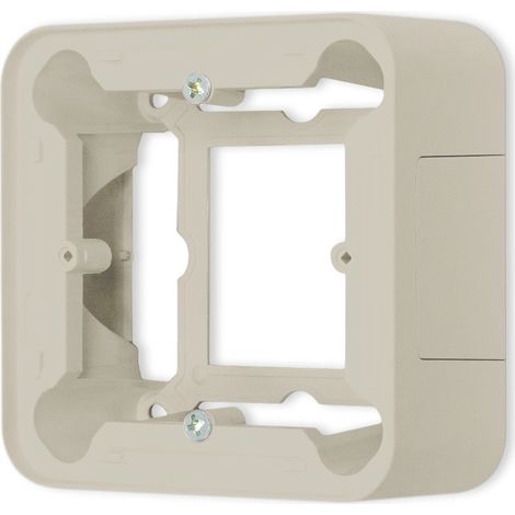 Icône de boîte arrondie unique montée en surface et mini, couleur taupe 60PUZ-1 (1/5)