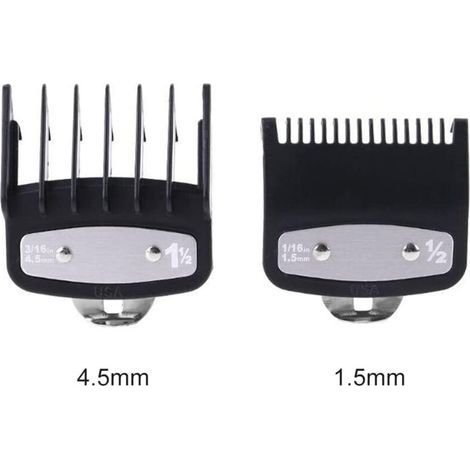 Haarschneidemaschinen-Aufsatz, Führungskamm-Set, Haarschneidemaschinen-Führungskämme, Haarschneidemaschinenkamm, Aufsätze für Haarschneidemaschinen, passend für Wahl elektrische Haarschneidemaschinen, (1/4)