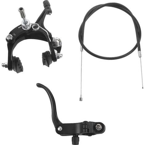 Vorderradbremsen-Set für Fixie-Rennräder und Cruiser, schwarz