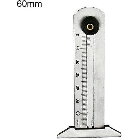 Pied à coulisse en acier inoxydable 50/60 mm pour mesurer la profondeur des rainures des pneus.-60mm (1/5)