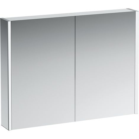 Châssis 25 armoire de toilette, éclairage vertical, arrêt