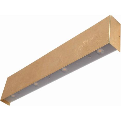 [GEBRAUCHT] B-Ware Rothfels Wandleuchte Wandlampe LED Quitani Maja Aluminium gold antik warmweiß 54 (1/2)