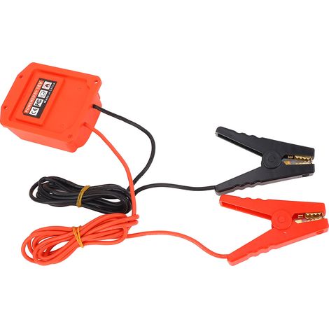 Démarreur de secours pour batterie 18 V (références : 48 11 1828, 48 11 1815, 48 11 1840, 48 11 1850, 48 11 1860, 48 11 1890). (1/5)
