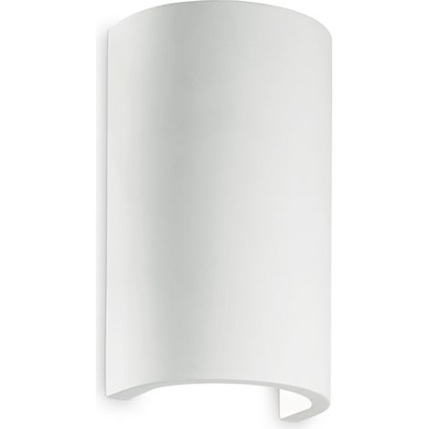 Applique Moderna Tonda Flash Gesso Bianco 1 Luce G9 3W 3000K Luce Calda (1/2)