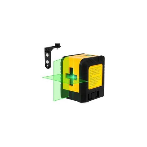 Niveau à 2 lignes, laser infrarouge miniature, lumière verte puissante, instrument ultra-plat dédié à l'extérieur, haute précision