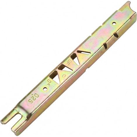Chain Saw Depth Gauge Precision Maintenance Tool Aluminum Alloy Compatible with 1110 893 4000 Feillehre-B, Chain Chainsaw File with Gold Limiter Teeth (1/5)