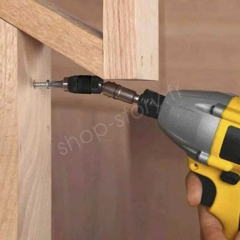 DRILLPRO : Porte-Embout Magnétique Multi-Angle pour Perceuse Visseuse (1/5)