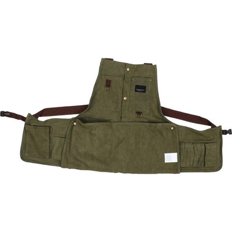 Vielseitige Jacke zum Campen, Angeln und Fotografieren, verstellbar mit verstärkten Kanten, Farbe: Militärgrün. (1/5)