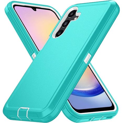 (Bleu, Galaxy A14) Étui de protection pour téléphone Samsung avec clip. (1/5)