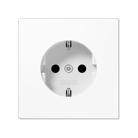 Jung Presa SCHUKO®, 16 A 250 V , SAFETY+, duroplastico, serie LS, bianco alpino LS 1520 KI WW