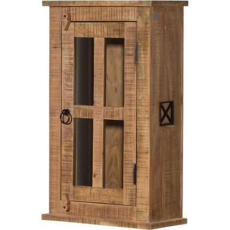 Hängeschrank Akazie 44x21x72 natur versiegelt NATURE OF SPIRIT 302