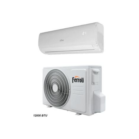 Ferroli Climatizzatore Monosplit Giada S 12000 btu Inverter R32 Wi-Fi Classe A++ con Staffa