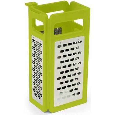 Broyeur de déchets professionnel pliable en acier, broyeur avancé à quatre faces (vert) (1/5)