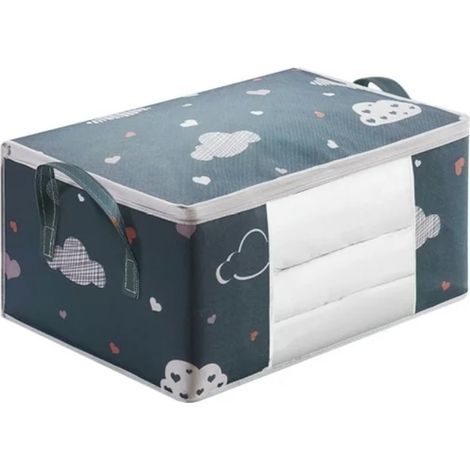 Sac de rangement pliable pour couettes, oreillers, couvertures, couettes et autres articles de literie Anti-mites