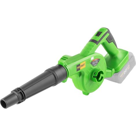 Soplador de hojas a batería Procraft PB22bb 20 V Solo, sin batería ni cargador