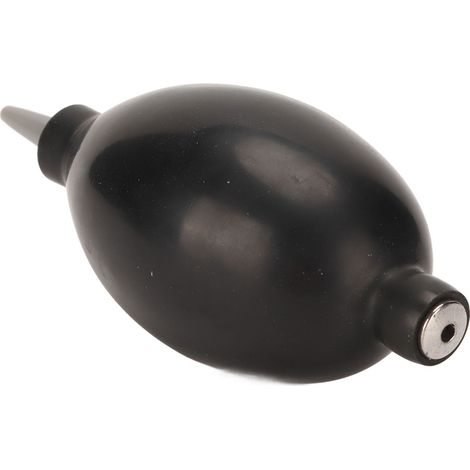 Souffleur à poire noir, petit, souple et durable, en caoutchouc, à grand débit d'air, multi-usage, pour ordinateurs et appareils électroniques. (1/5)