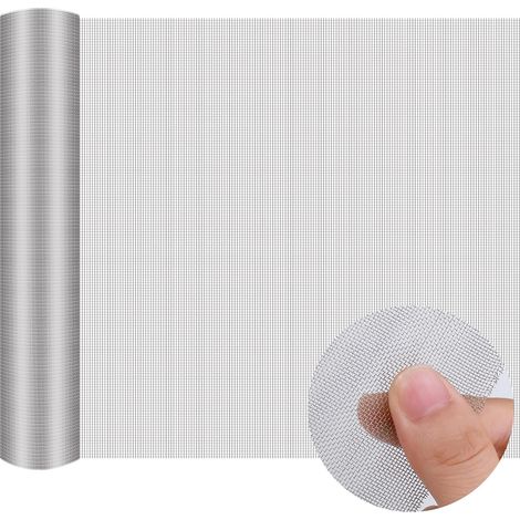 Grillage anti Rongeur 30 x 150 cm, Grillage Métallique en Acier Inoxydable, Empêche Les Souris, Les Insectes et Les, Pour Grille D'aération, Fenêtre, Porte, Cuisine et Jardin (1/5)