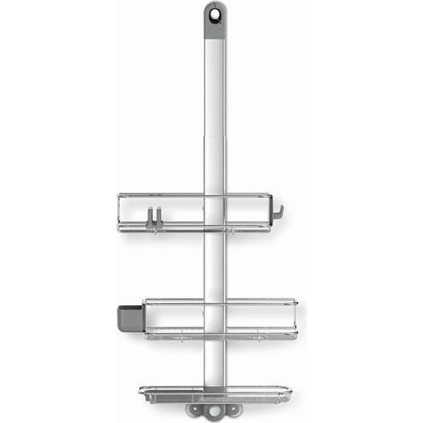 Simplehuman Accessoires de salle de bains - Tablette pour douche Caddy Plus, réglable, inox BT1099 (1/5)